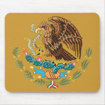 MEXICAN FLAG - MEXICO STYLE - COAT OF ARMS