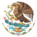 MEXICAN FLAG - MEXICO STYLE - COAT OF ARMS stickers