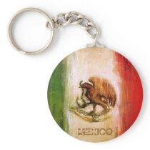 MEXICAN FLAG - MEXICO STYLE KEY CHAINS