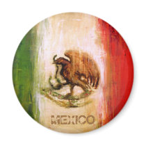 MEXICAN FLAG - MEXICO STYLE MAGNET