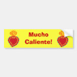 Mexican Folk Art Sacred Heart Bumper Sticker