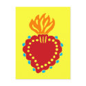 Mexican Folk Art Sacred Heart postcards