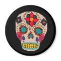 Mexican Folk Art Sugar Skull magnets