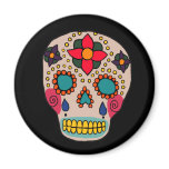 Mexican Folk Art Sugar Skull magnets