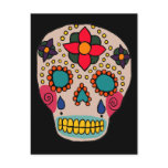 Mexican Folk Art Sugar Skull postcards