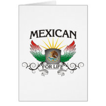 Mexican For Life Card
