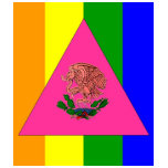Mexican Gay Pride Flag t-shirts