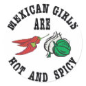 Mexican Girls Are Hot & Spicy stickers