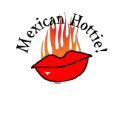 mexican hottie with lips and flames t-shirts