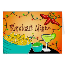 Mexican Night Greeting Card