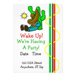 Mexican Party Invitation with Sleeping Mexican