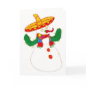 mexican snowman cards