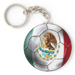 Mexican soccer ball keychain for Mexico fans
