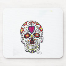 Mexican Sugar Skull Mousepads