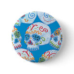 Mexican Sugar Skulls buttons