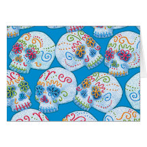 Mexican Sugar Skulls Cards