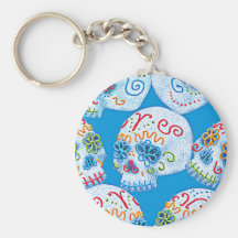 Mexican Sugar Skulls Key Chains
