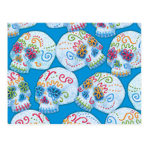 Mexican Sugar Skulls Postcards