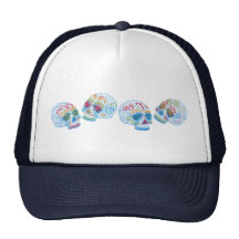 Mexican Sugar Skulls Trucker Hat