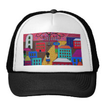 Mexican Town by Prisarts Hat