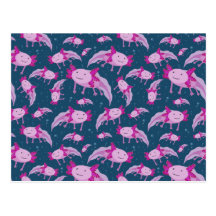 Mexican Walking Fish Pattern Postcards