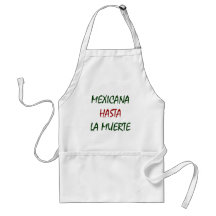 Mexicana Hasta La Muerte Aprons