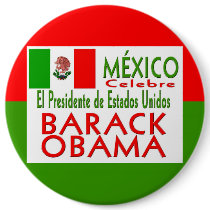 MÉXICO Celebrates US President Obama Victory Pins