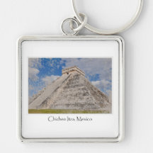 Mexico Chichen Itza Mayan Temple Keychains