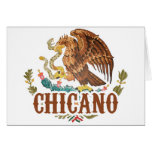 Mexico Coat of Arms Chicano Greeting Card