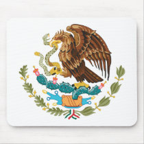 Mexico Coat of Arms Mousepad