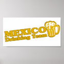 Mexico Drinking Team posters