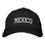 MEXICO EMBROIDERED BASEBALL CAPS