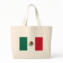 Mexico Flag Canvas Bags
