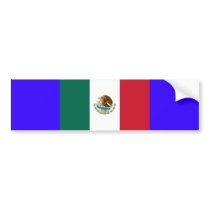 Mexico Flag Bumpersticker Mexican Bumper Sticker