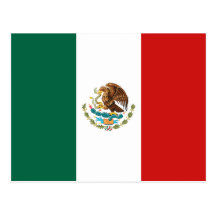 Mexico Flag Postcard
