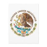 Mexico - Seal of the estados unidos mexicanos postcards