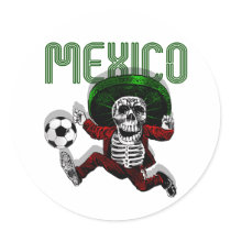 Mexico Soccer El tri Futbol Beyond Death gifts Sticker