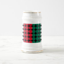 Mexico Stylish Girly Chic : Polka Dot Mexican Flag Mug