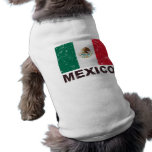 Mexico Vintage Flag pet clothing