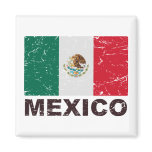 Mexico Vintage Flag Fridge Magnets