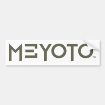 MEYOTO Logo Bumper Stickers