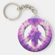 Meyoto Purple Tie Dye Keychains