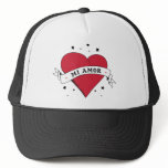 Mi Amor Tattoo Heart hats