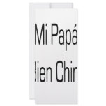 Mi Papa Es Bien Chingon rack cards