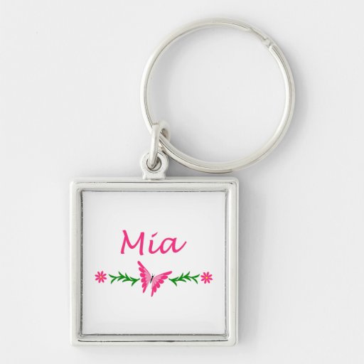 Mia (Pink Butterfly) Key Chains