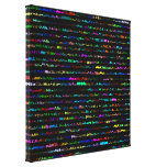 Mia Text Design I Wrapped Canvas Stretched Canvas Prints