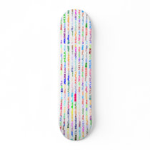 Mia Text Design II Skateboard