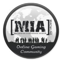 MIAClan.net Decal Black/White (Set of 6) Stickers