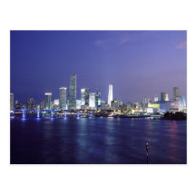Miami at Twilight Postcards