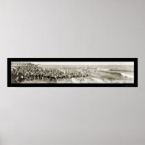 Miami Beach FL Bathing Photo 1921 Poster